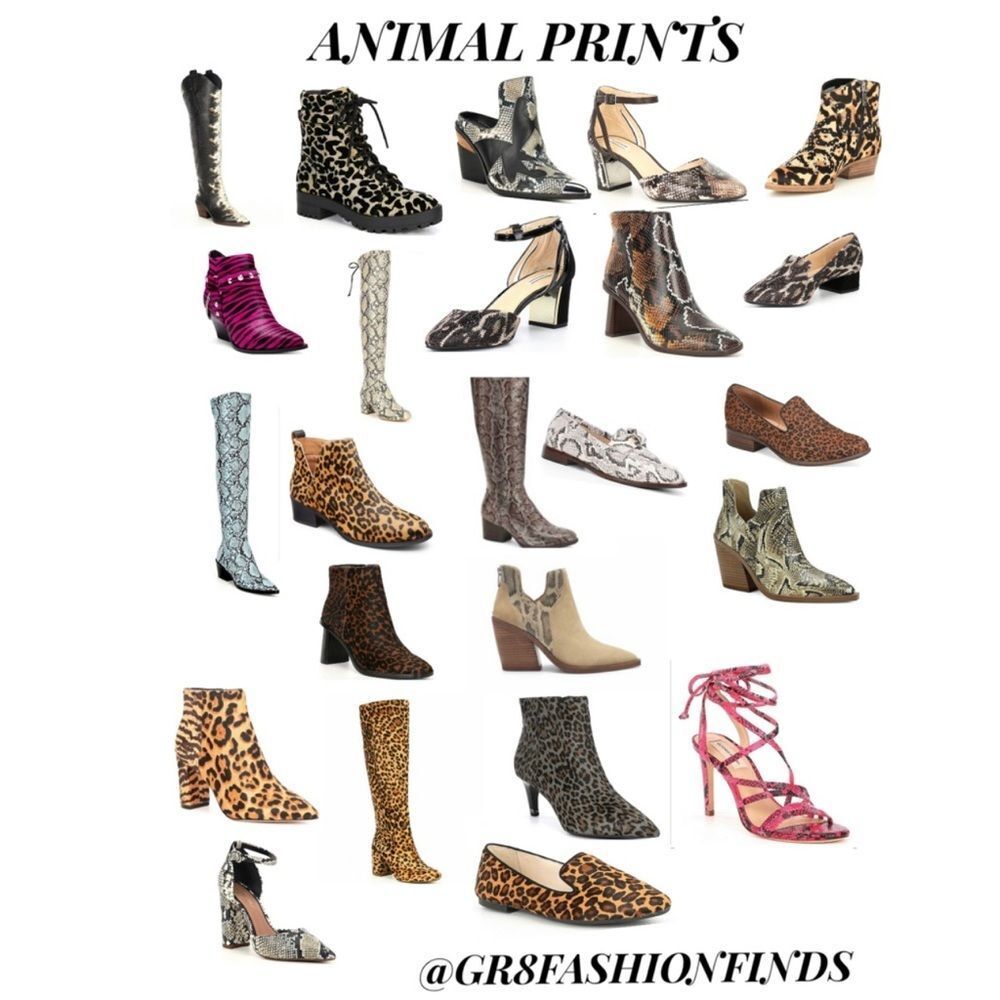 ANIMAL PRINT SHOES ARE ON TREND!!!